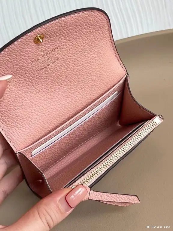 Aaa replica ru Vuitton Rosalie Coin Louis Purse 0608